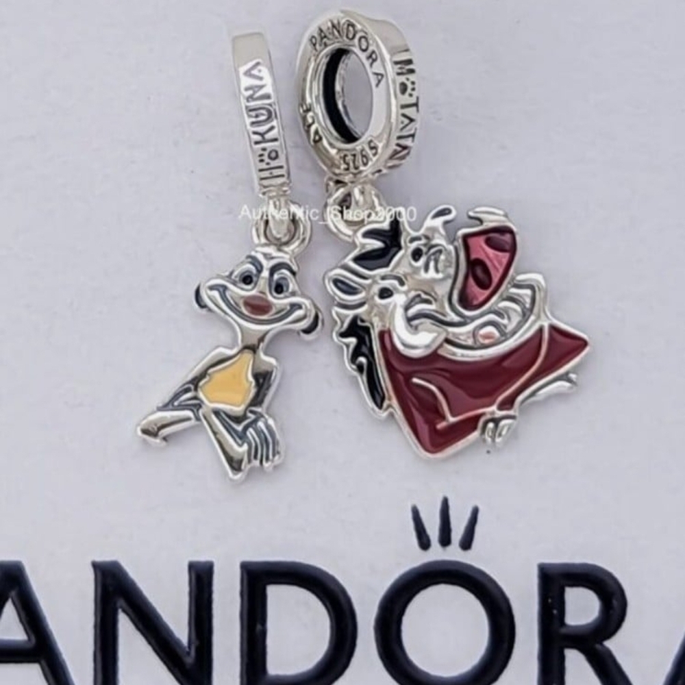 Pandora Timon and Pumbaa Charm